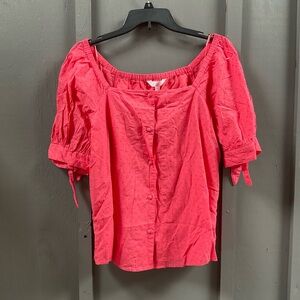 LC Lauren Conrad Womens button up shirt